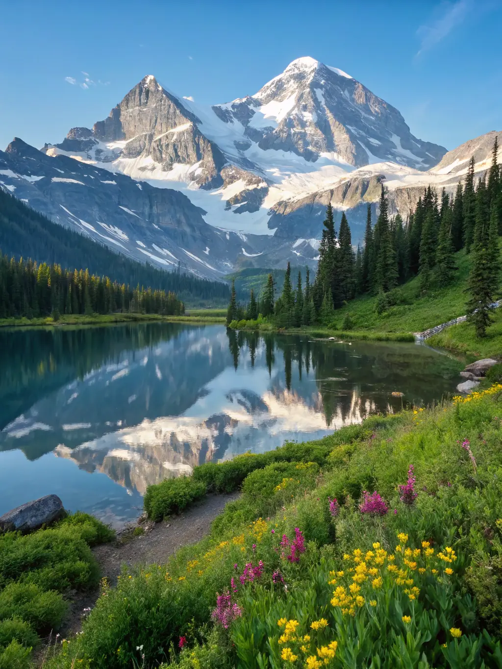 An image representing environmental protection in Canada, such as a pristine Canadian landscape or a symbol of sustainable development.