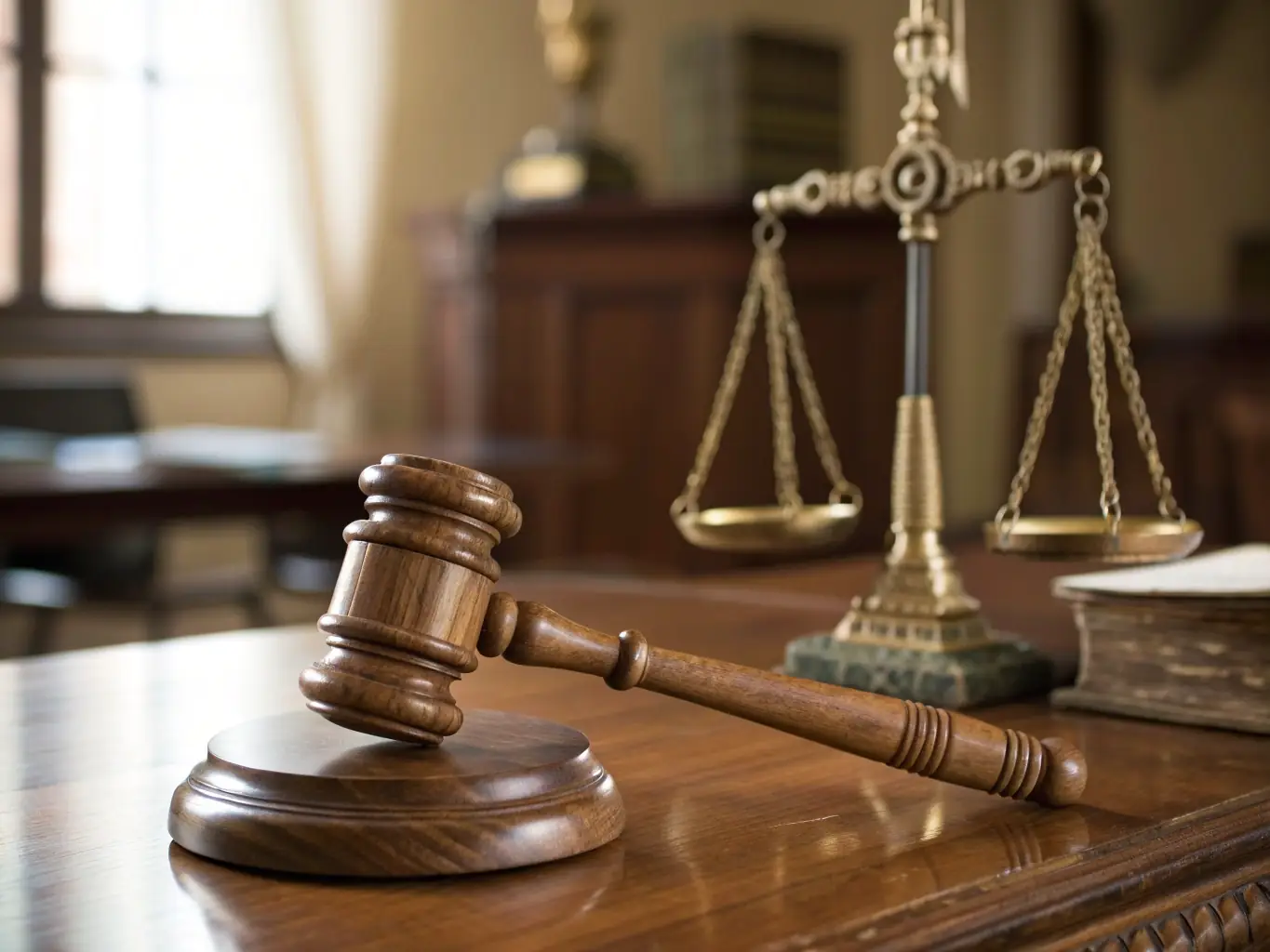 An image showing a gavel resting on a copy of the Canadian Constitution, representing the authority and foundation of Canadian law.